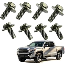8PCS 9008011373 90080-11373 Skid Plate Splash Shield Cover Bolts Compatible with Toyota Tacoma 4Runner Tundra Sequoia FJ Land Cruiser