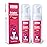NOHOO Fluoride Free Foam Toothpaste Kids Strawberry,Natural Training Toothpaste for Baby Toddler Children Oral Cleaning and Cavity Protection(2 Pack)