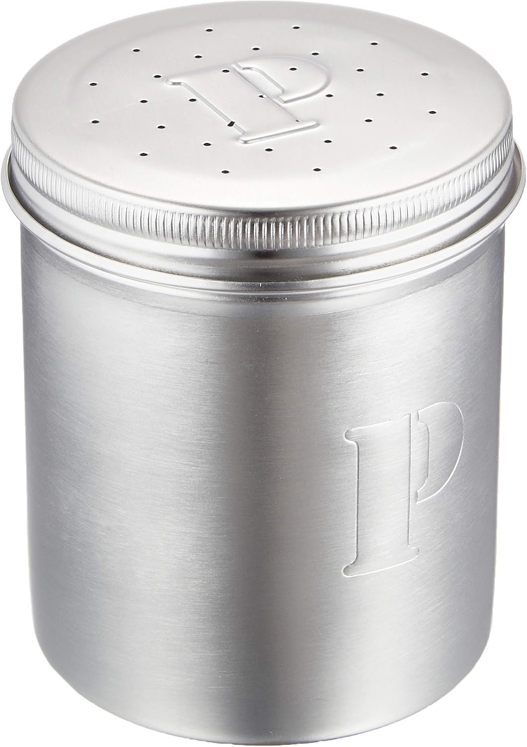 Endoshoji BTY02007 Commercial Seasoning Can, Small, Sesame Can, Condiment Container, 18-8 Stainless Steel, Made in Japan