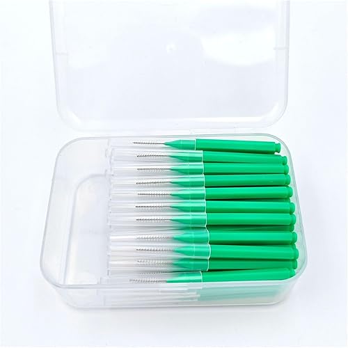 Cepillo de dientes 50pcs Cepillo interdental Cuidado Blanqueamiento de dientes Limpiadores interdentales Cepillo de dientes Cepillo de herramienta