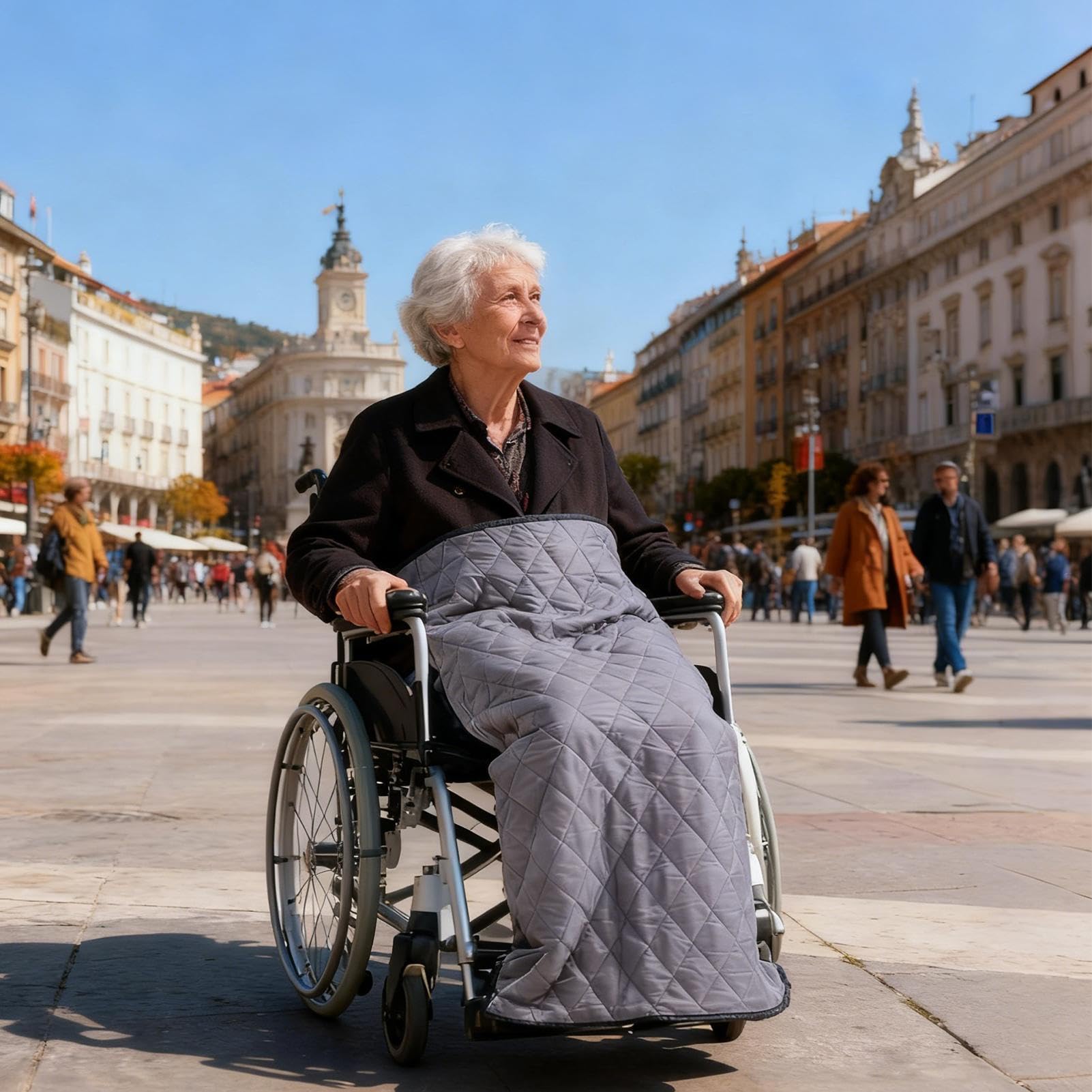 Manta Para Silla De Ruedas Niños Accesorios Para Calentar Pies Y Piernas | Manta Para Pies Y Piernas De Silla De Ruedas Para Ancianos Discapacitados Pacientes Cuidadores Frío Residencias