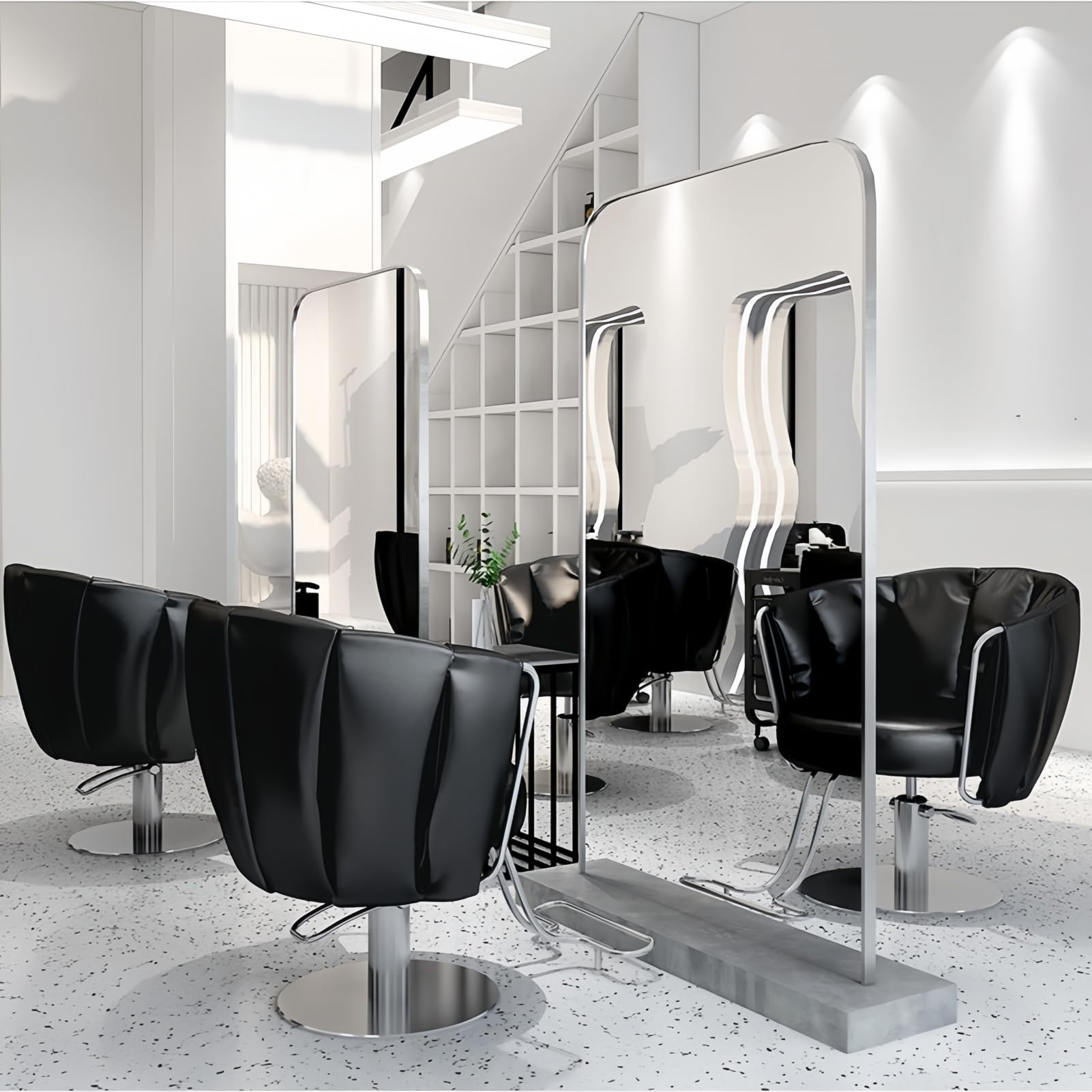 Fotel Fryzjerski - Krzesło Fryzjerskie z Podnóżkiem | posiadać hydrauliczną pompę ciężkiego typu, obrót 360°, wodoodporną, bardzo trwałą, do spa i salonu fryzjerskiego