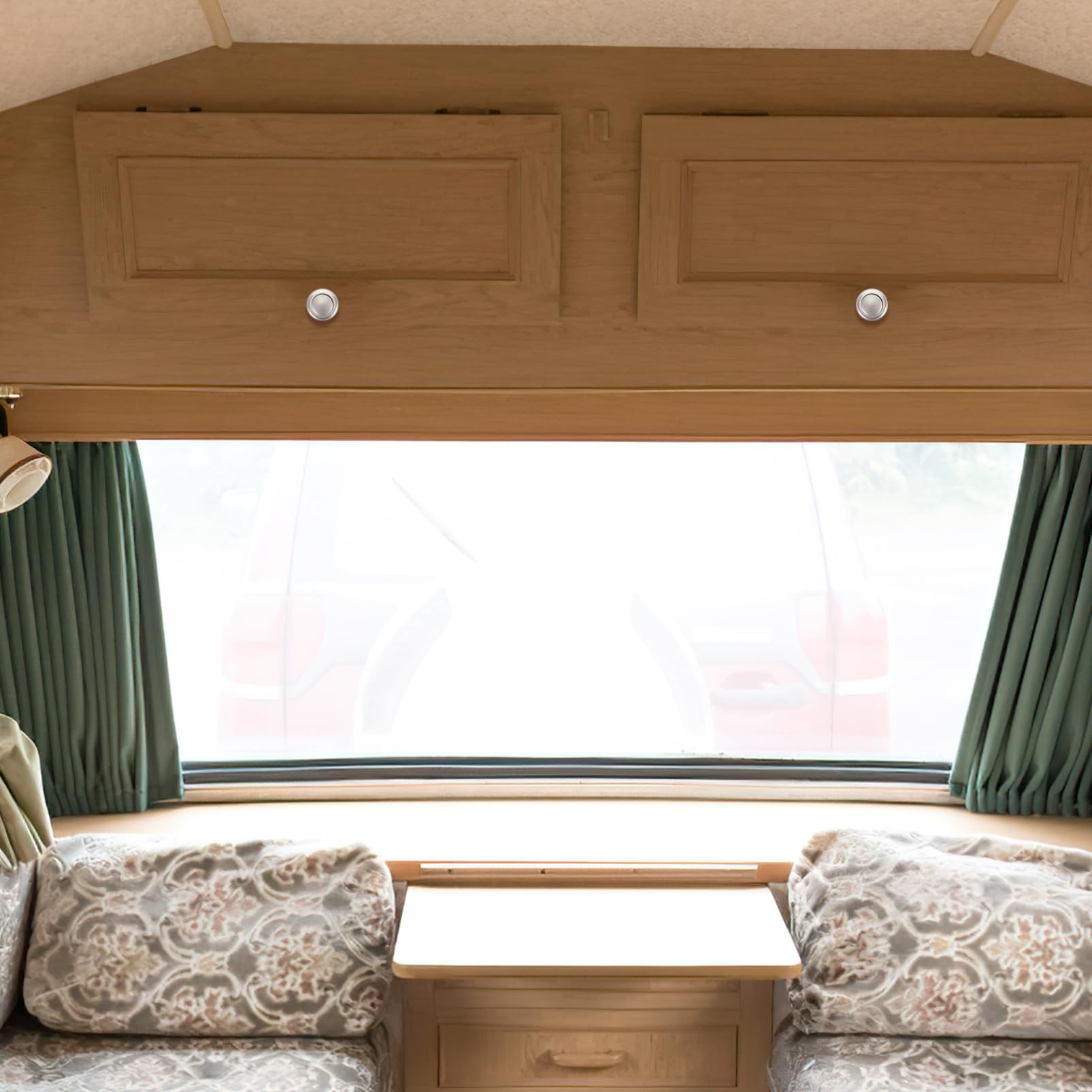 NUOBESTY 5 Stück Türriegelschloss aus Abs und Zinklegierung Einfache Montage Hohe Leistung Minimalistisches Design für Möbel in Wohnmobil und Yacht
