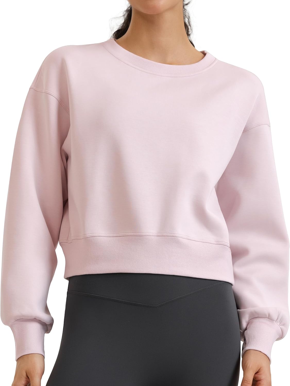 Colorfulkoala Velvra Modal Fleece Lined Pullover - Women's Soft & Warm Lounge Sweatshirt, Stylish Winter Tops