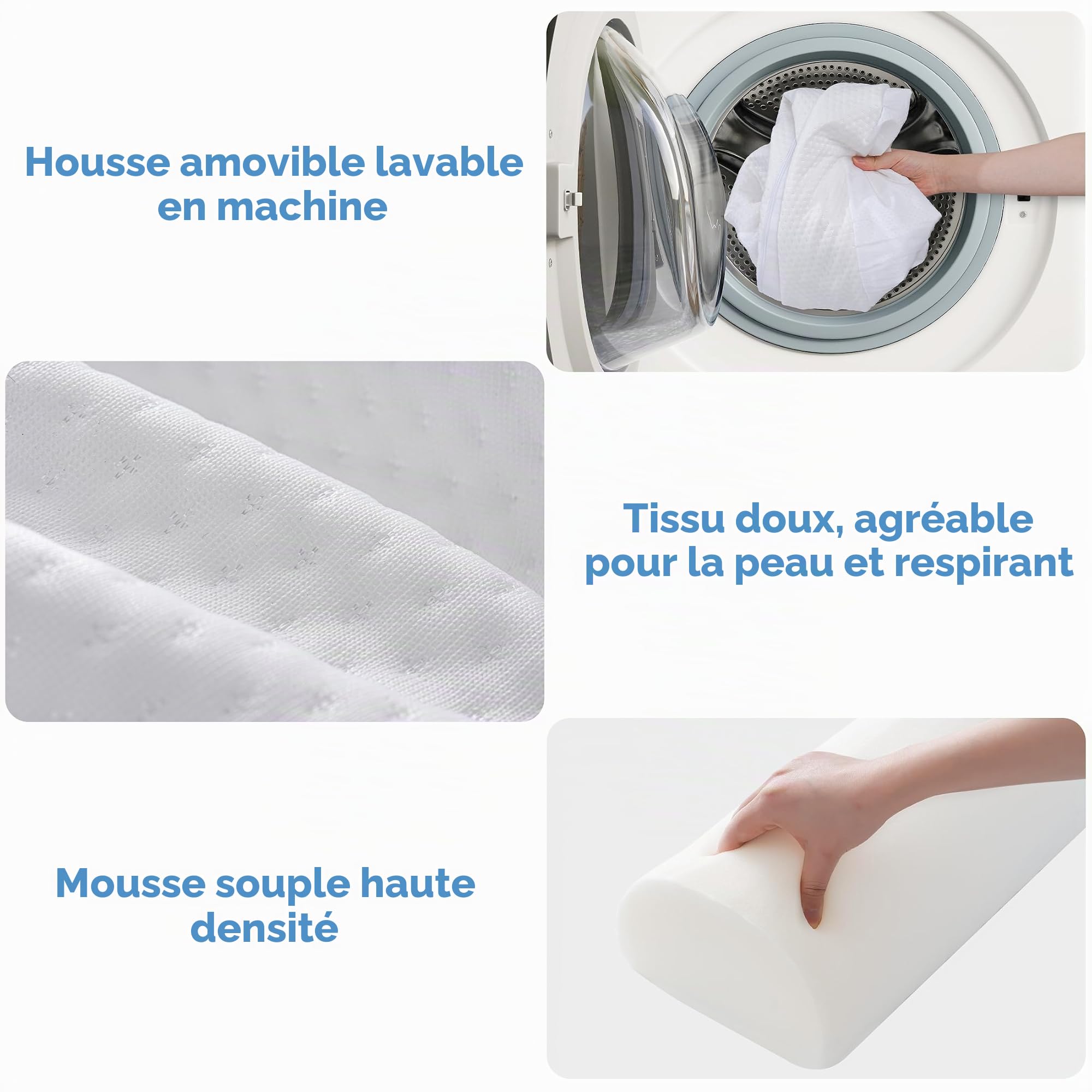 YIHATA Barriere De Lit, Barriere De Securite Enfant Lit, avec Housse AntidéRapante, ImperméAble Et Lavable, BarrièRe De Lit pour Les Enfants, Les BéBé, Et Adultes - 2 Paquet