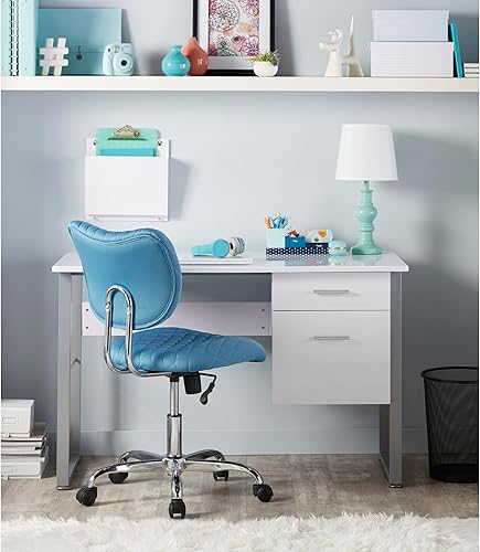 Miniatura 4 de Realspace Halton - Escritorio para computadora de 48 pulgadas de ancho, color blanco