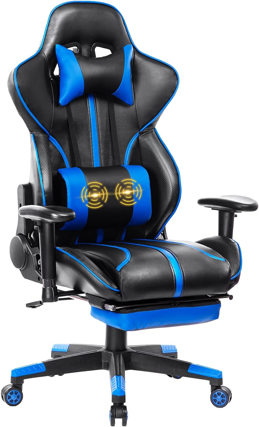 Buy Blue Whale Gaming Chair Pc Computer Game Chair With Footrest Racing Gamer Chair Ergonomic Office Chair High Back Pu Leather Computer Desk Chair With Lumbar Cushion And Headrest Online In Indonesia Buy Blue Whale Gaming Chair Pc Computer Game Chair With Footrest Racing Gamer Chair Ergonomic Office Chair High Back Pu Leather Computer Desk Chair With Lumbar Cushion And Headrest Online In Indonesia
