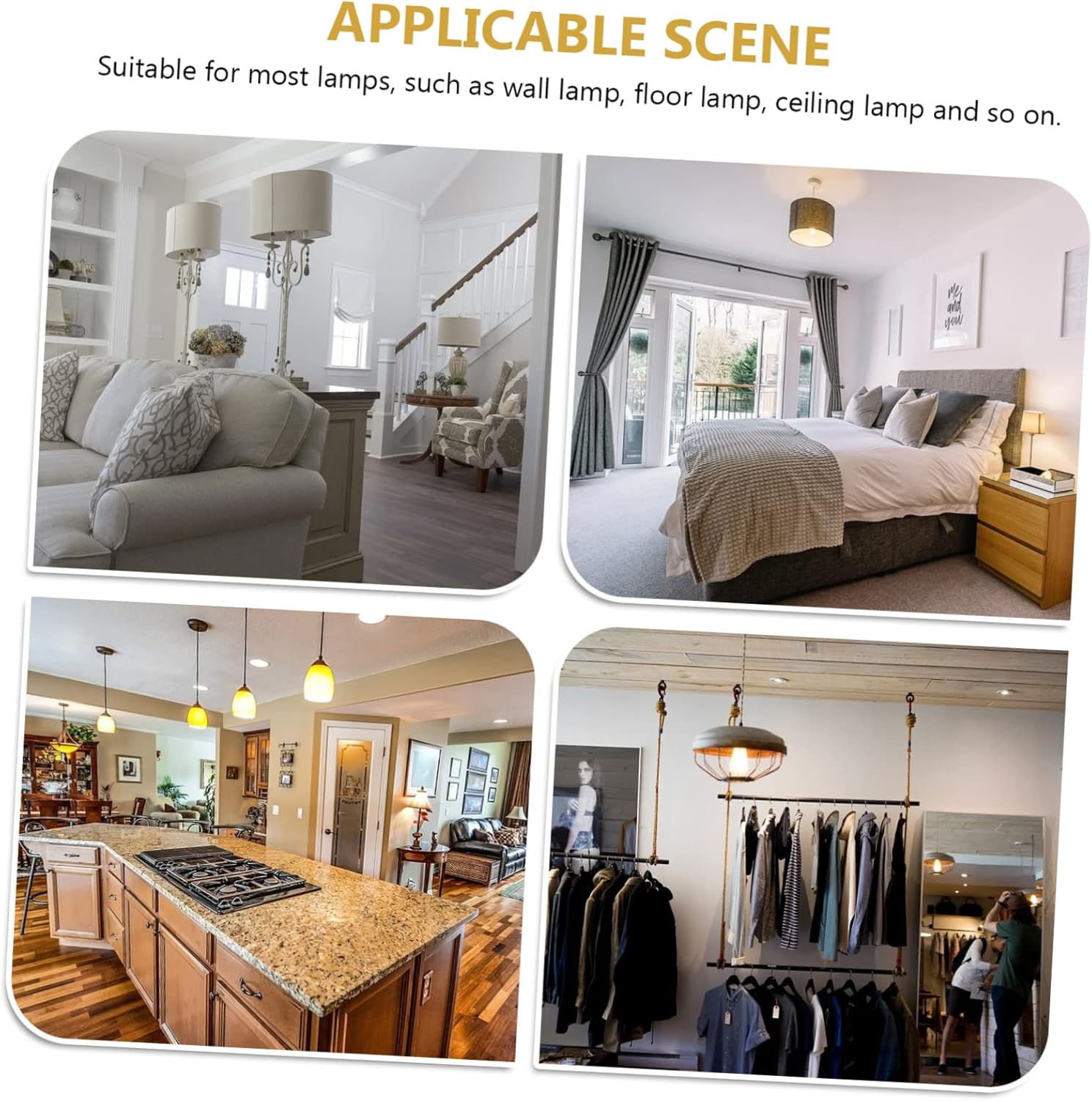 2pcs Transparent Glass Lamp Shade Decorative Glass Light Cover Practical Lighting Accessory for Various Fixtures Reusable and Eye-friendly Design