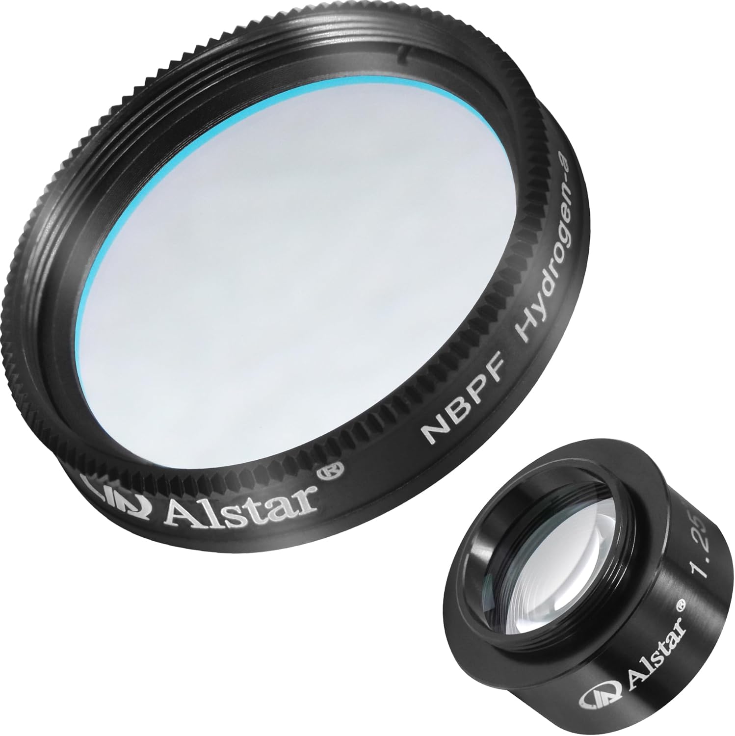 Alstar 1.25" Narrowband NBPF Hydrogen-a 12nm Filter - Bundle with - 1.25" 0.5X Reducer Corrector