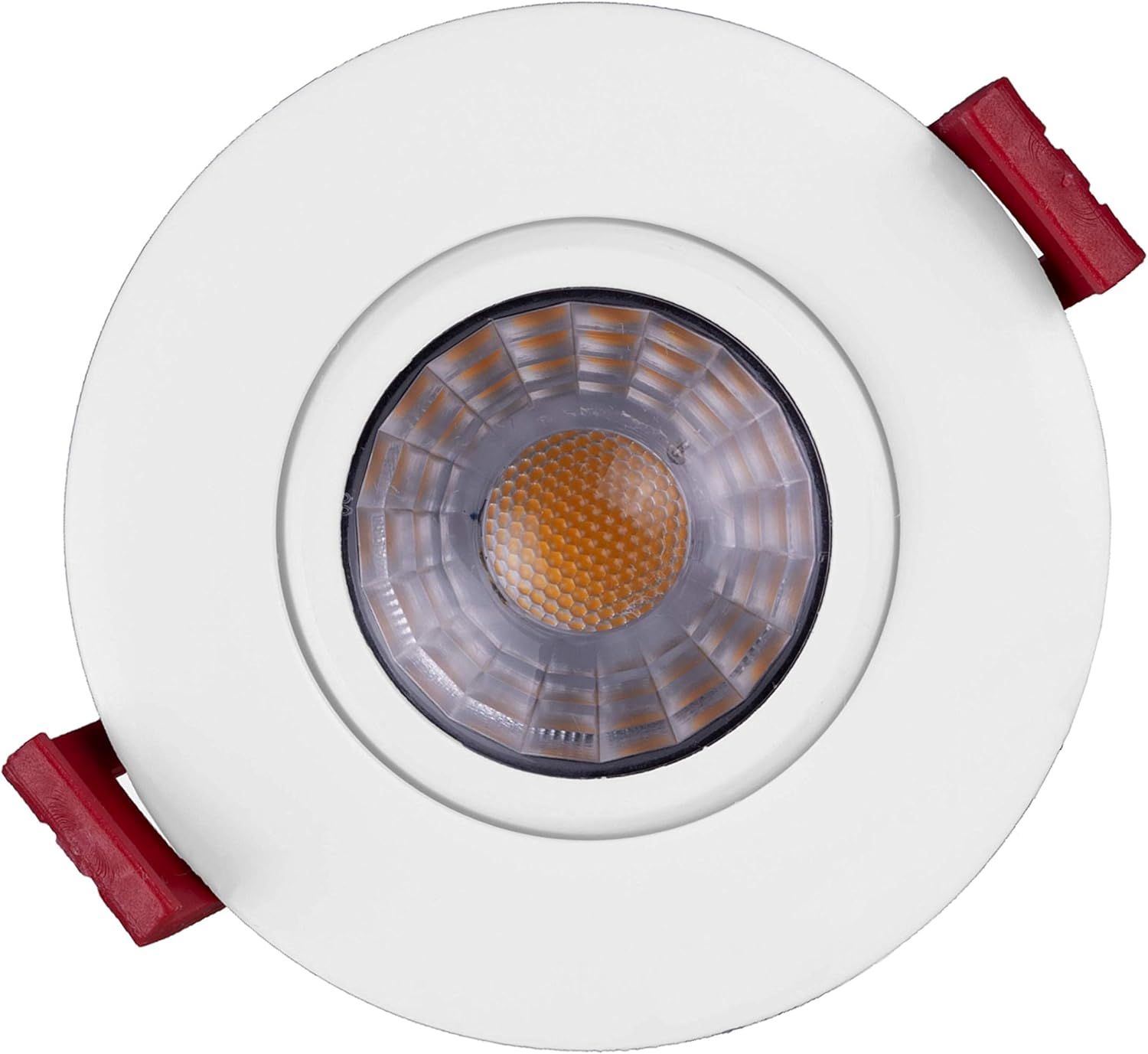 NICOR Lighting 3 inch LED Gimbal Recessed Downlight in White, 2700K (DGD311202KRDWH)