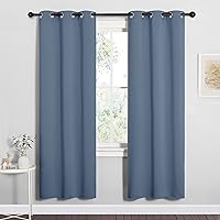 Vista 1 de NICETOWN - Cortinas opacas con aislamiento térmico, disminución de ruido, privacidad, decoración del hogar, dormitorio o habitación de niño