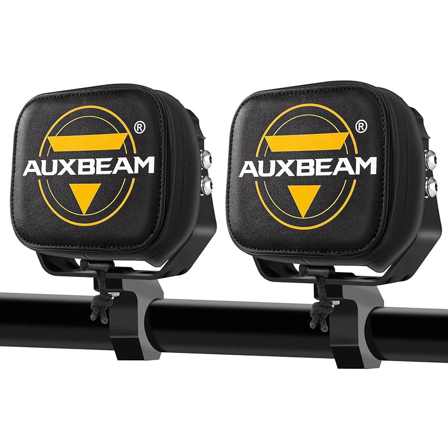 Amazon.com: Auxbeam 5Inch Leather LED Pod Covers Black