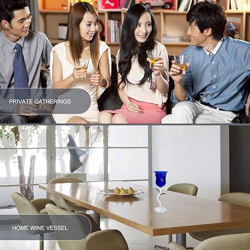 Miniatura 2 de Copa de cóctel rosa copa de vino copas de cristal flautas de flores juego de vasos de cóctel copa de jugo de vino para boda, fiesta de cumpleaños,