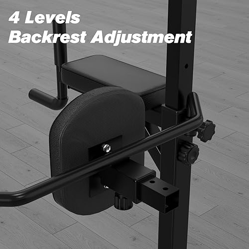 Miniatura 6 de RELIFE REBUILD YOUR LIFE Power Tower - Estación de barra de dominadas, estación de inmersión para gimnasio en casa, entrenamiento de fuerza, equipo