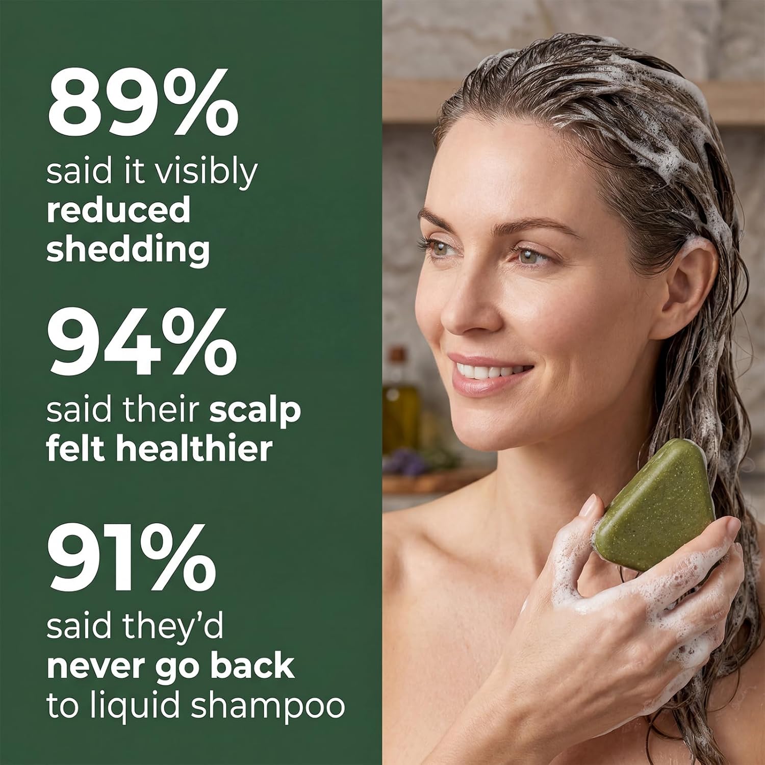 Scalp Care Shampoo Bar, Rosemary Shampoo Bar for Dry, Natural Botanical Soap (2)