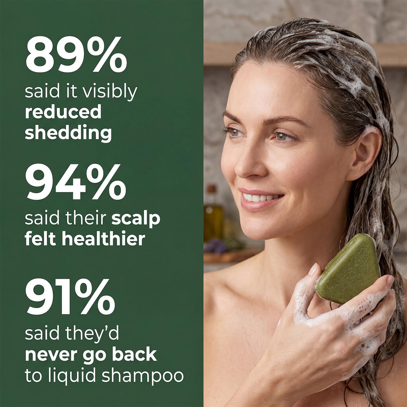 Korean Scalp Care Shampoo Bar with Rosemary, Biotin & Botanicals