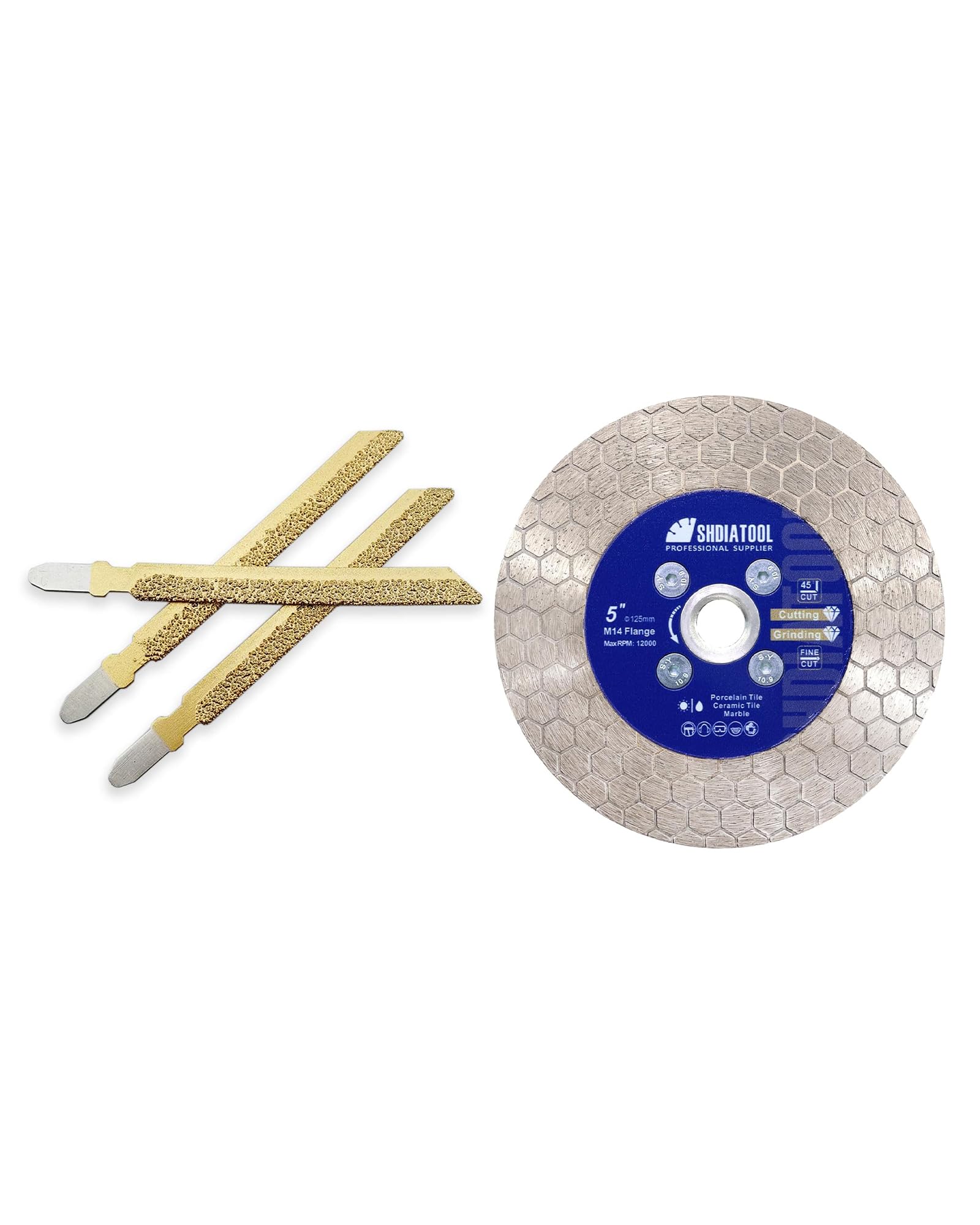 SHDIATOOOL Lames de scie sauteuse diamantée et SHDIATOOL Lame de scie diamantée