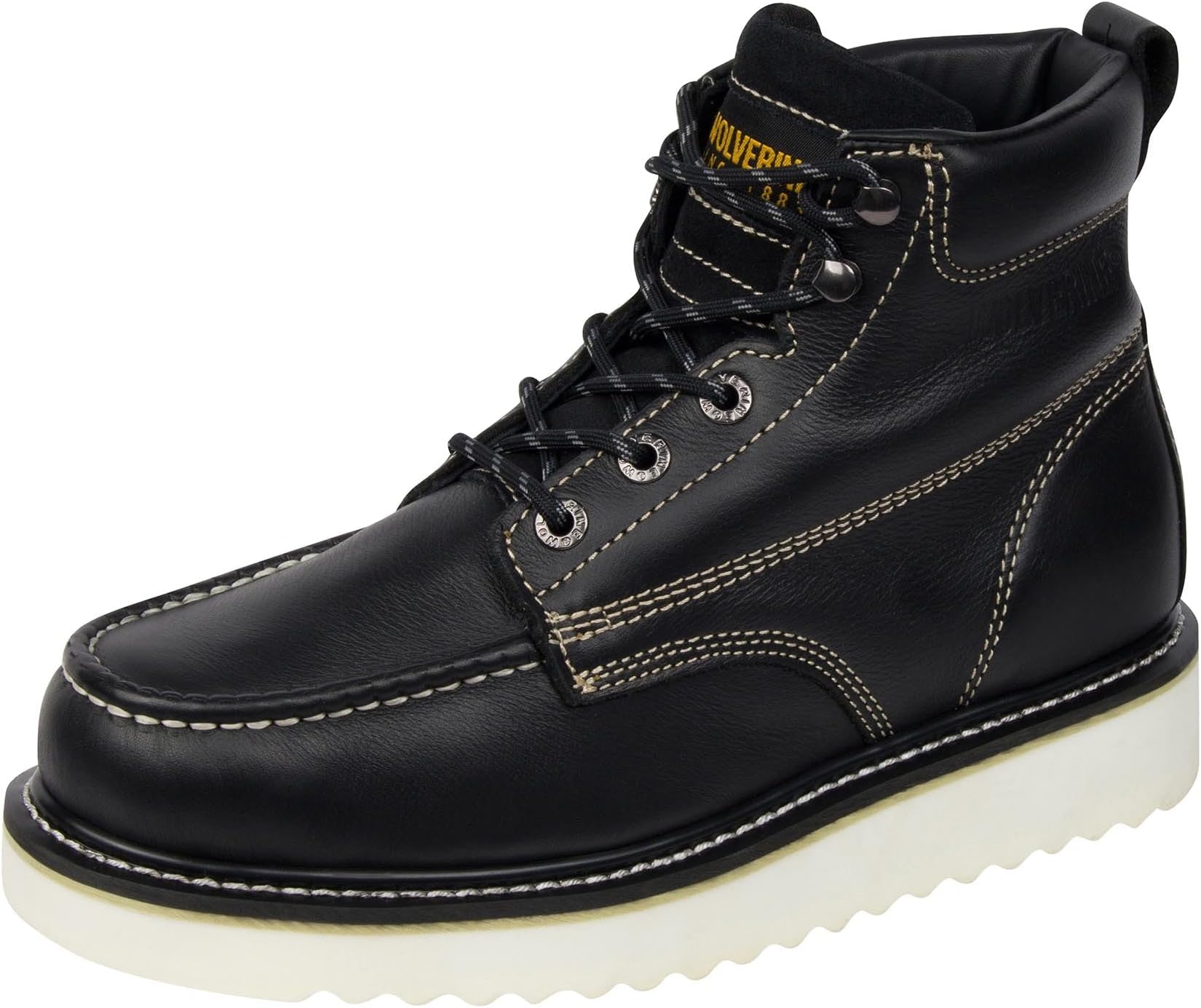 Men's Mock Toe 6" Work Boot, Braun