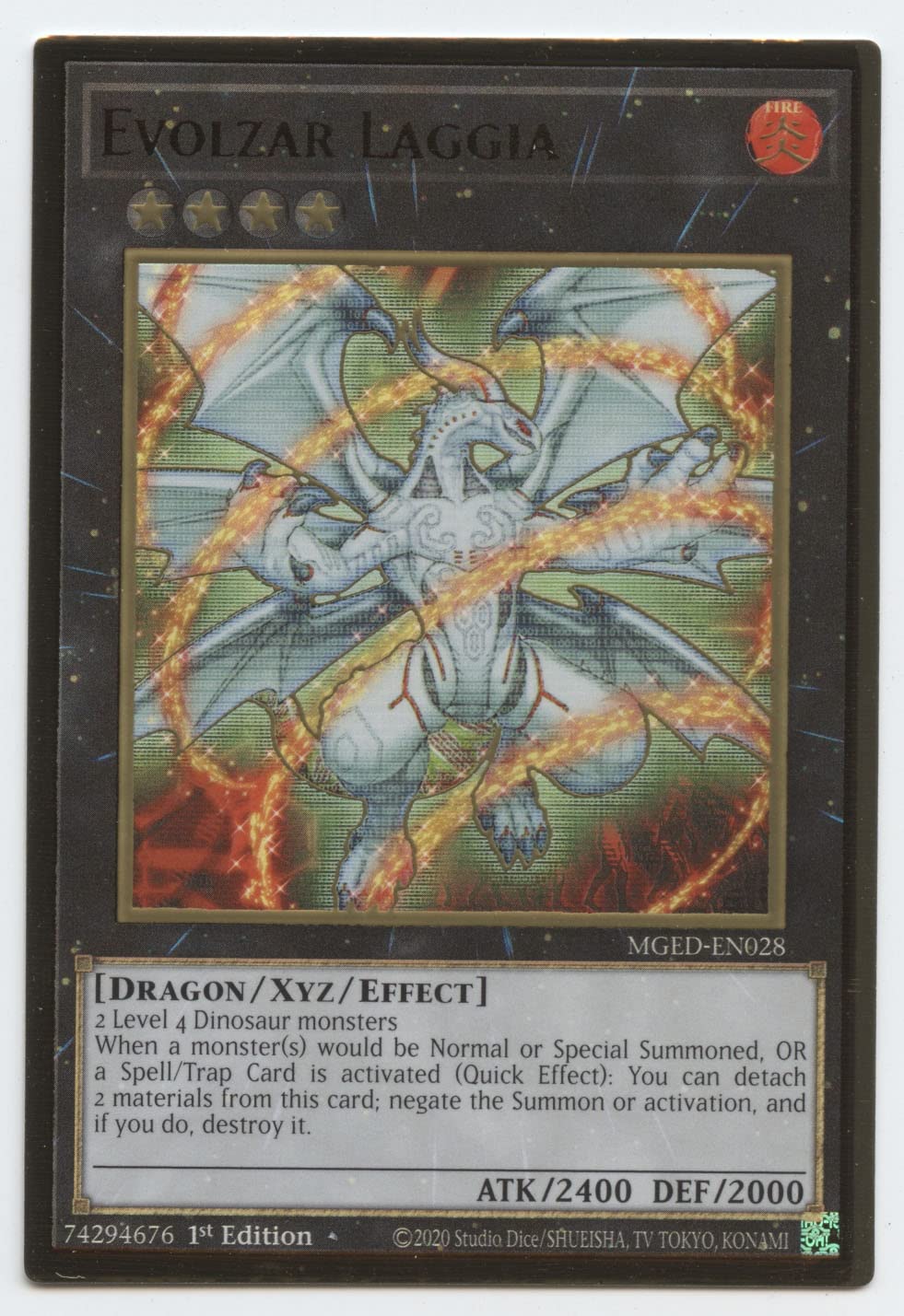 Amazon.com: Evolzar Laggia - MGED-EN028 - Premium Gold Rare - 1st