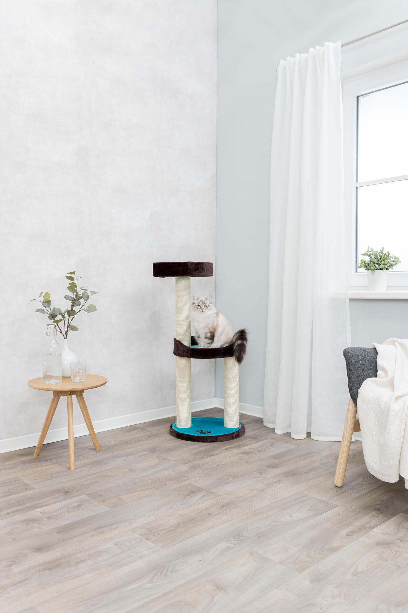 Trixie tiragraffi Lugo, 103 cm, colore: marrone/Acquamarina