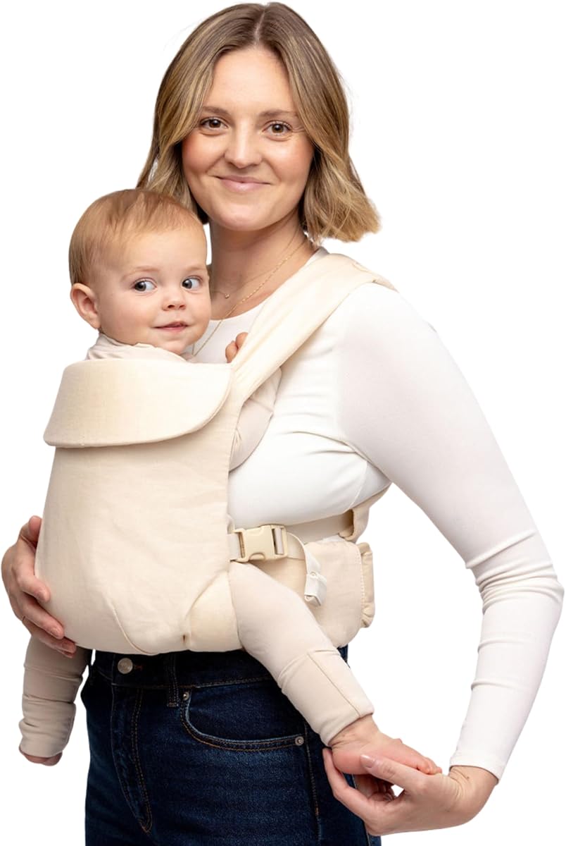 WildBird - Aerial Buckle Carrier - 2-24 Months - Standard (XS-XL) Sparrow - Front or Back Carry - Cross Straps, Lumbar Support, Headrest - Hip Healthy - Baby Carrier - Baby Essentials - New Mom Gifts