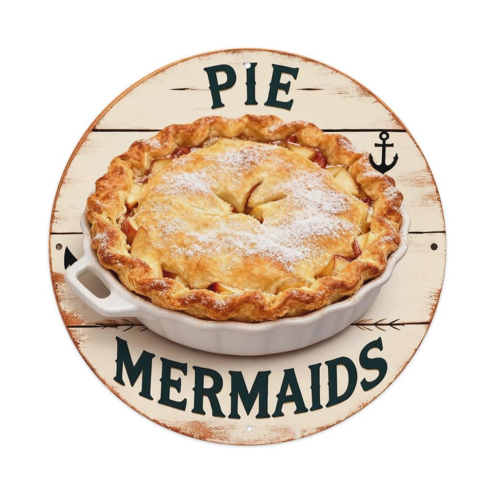Pie Sign Metal Tin Sign Plaque