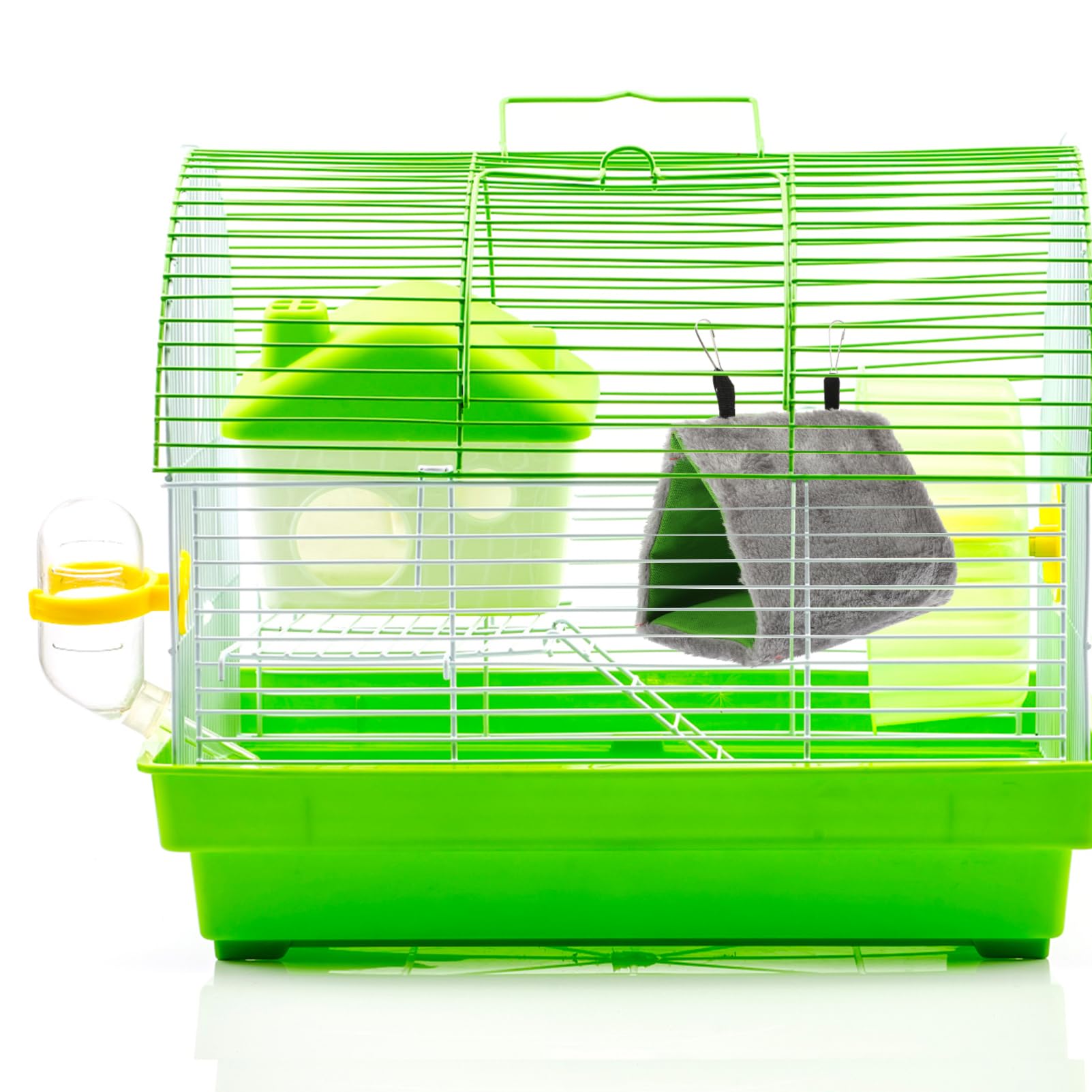 POPETPOP 5pièces Hamac Suspendu pour Oiseaux Nid Douillet Peluche pour Perruches Et Petits Animaux Lit Chaud Et Confortable pour Oiseaux à Suspendre pour Canaris Et Hamsters