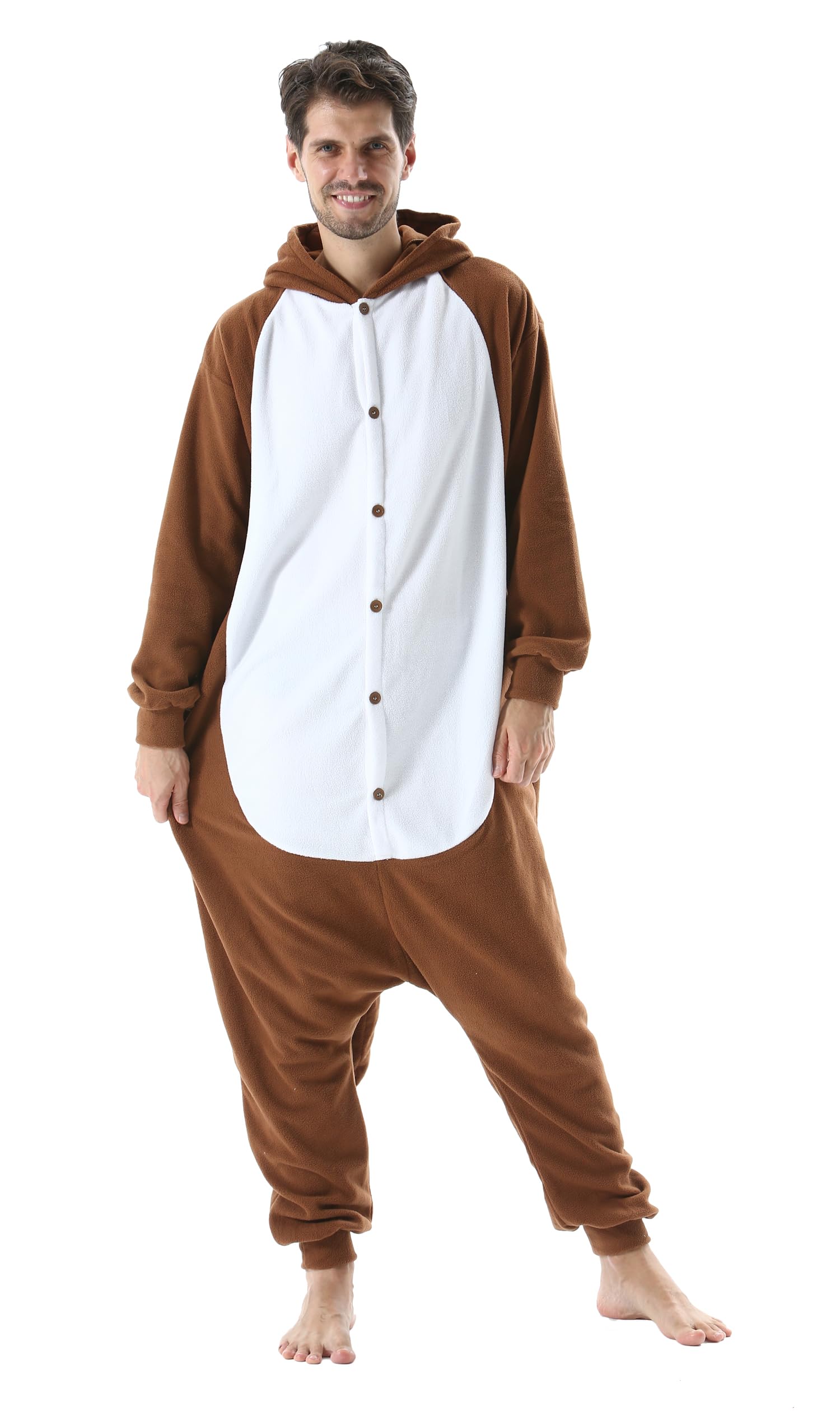 SimZoo Adulto Disfraz Pijama Unisex Pijama Kigurumi Onesie para Carnaval Halloween Cosplay Ropa de Dormir Traje de Disfraz para Navidad Festival Mujer y Hombre — view 4