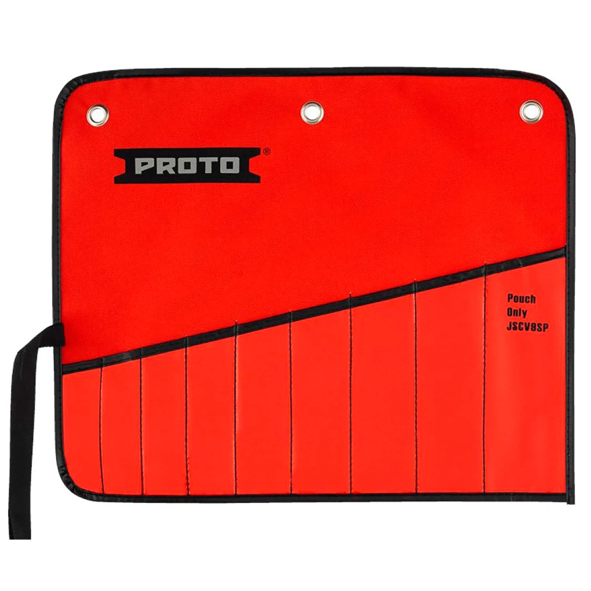 Proto JSCV9SP 9-Pocket Red Heavy-Duty Canvas Tool Pouch
