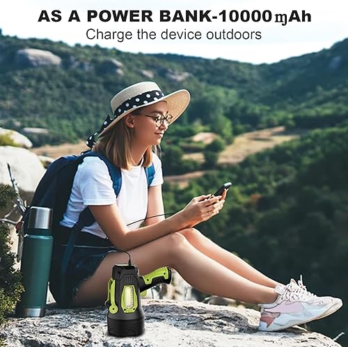 Miniatura 9 de Foco recargable, 99000 lúmenes, linterna LED súper brillante con luz de mazorca, 10000Ah, foco de mano para caza, navegación al aire libre, largo