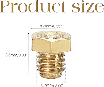 Amazon.com: Lot 20 M6x1mm Flush Low Profile Zerk Grease Fittings