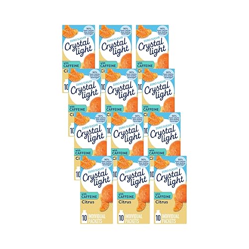 Miniatura 23 de Crystal Light Mezcla de bebidas, 10 paquetes, para una cómoda hidratación sabrosa, ponche de frutas, sabor artificial, cero azúcar, 0.9 onzas