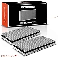 Vista 9 de A-Premium Filtro de aire de cabina con carbón activado compatible con los modelos Chevy, GMC y Cadillac - Silverado 1500, Suburban, Avalanche