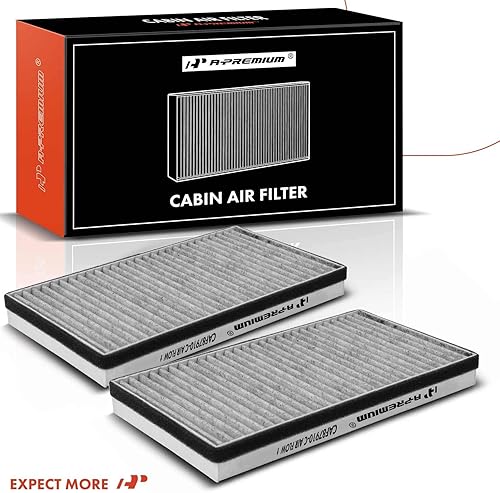 Miniatura 9 de A-Premium Filtro de aire de cabina con carbón activado compatible con los modelos Chevy, GMC y Cadillac - Silverado 1500, Suburban, Avalanche,