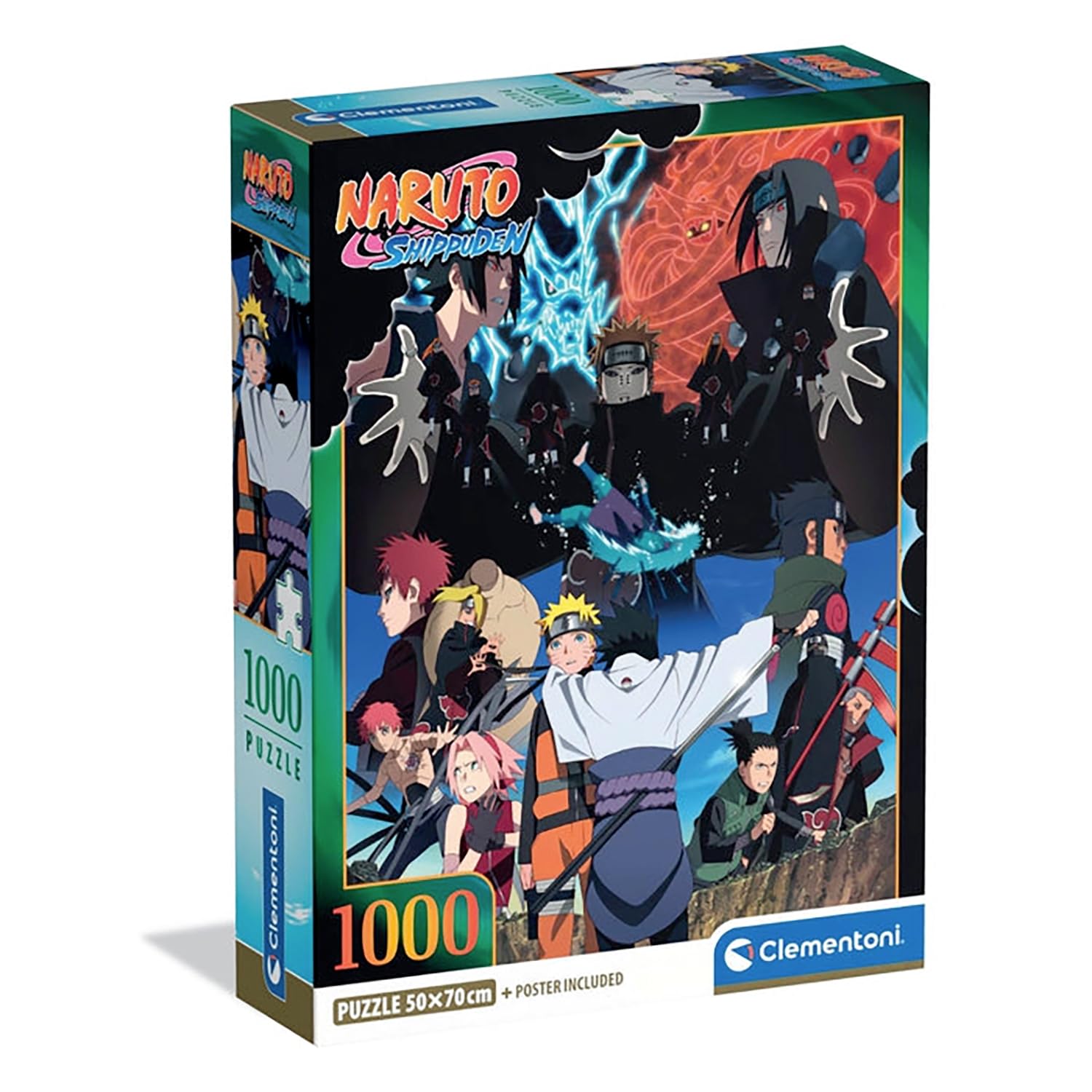 Clementoni Puzzle - Naruto Anime - Puzzle De 1000 Piezas para Adultos, Rompecabezas Adultos, Entretenimento, 39832 Clementoni Puzzle - Naruto Anime - Puzzle De 1000 Piezas para Adultos, Rompecabezas Adultos, Entretenimento, 39832