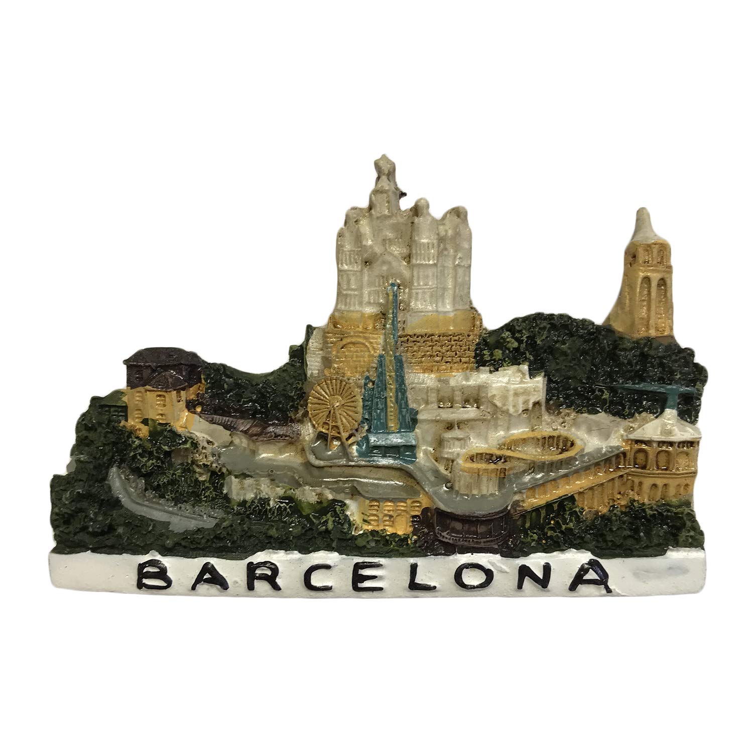 3D Sagrada Familia Barcelona Spain Refrigerator Fridge...