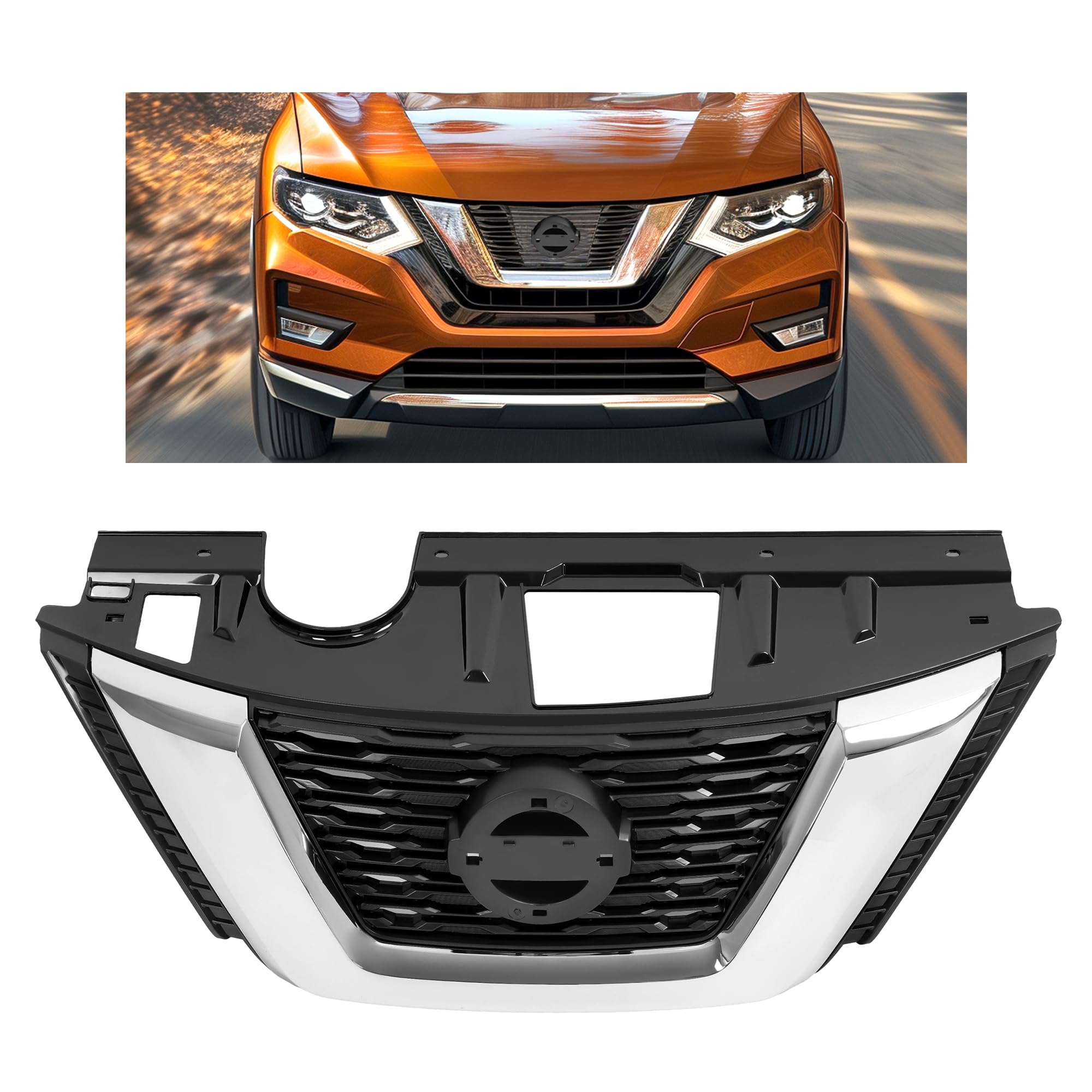 Amazon.com: HECASA Front Upper Grille Compatible with 2017-2020