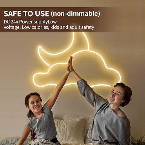 Miniatura 2 de IKERY Luces LED para dormitorio, 16.4 pies, 84 LEDsm, tira de luces LED RGB + blanco frío + blanco cálido en una tira de luz LED, control remoto +