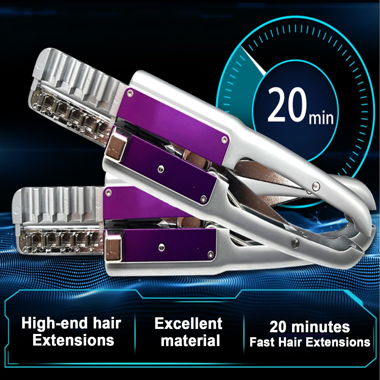 Amazon.com: 6D Hair Extensions Machine Kit, 3rd Generation 5-pin