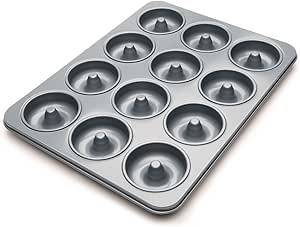 Fox Run Non-Stick Mini Donut Pan, 12-Cavity