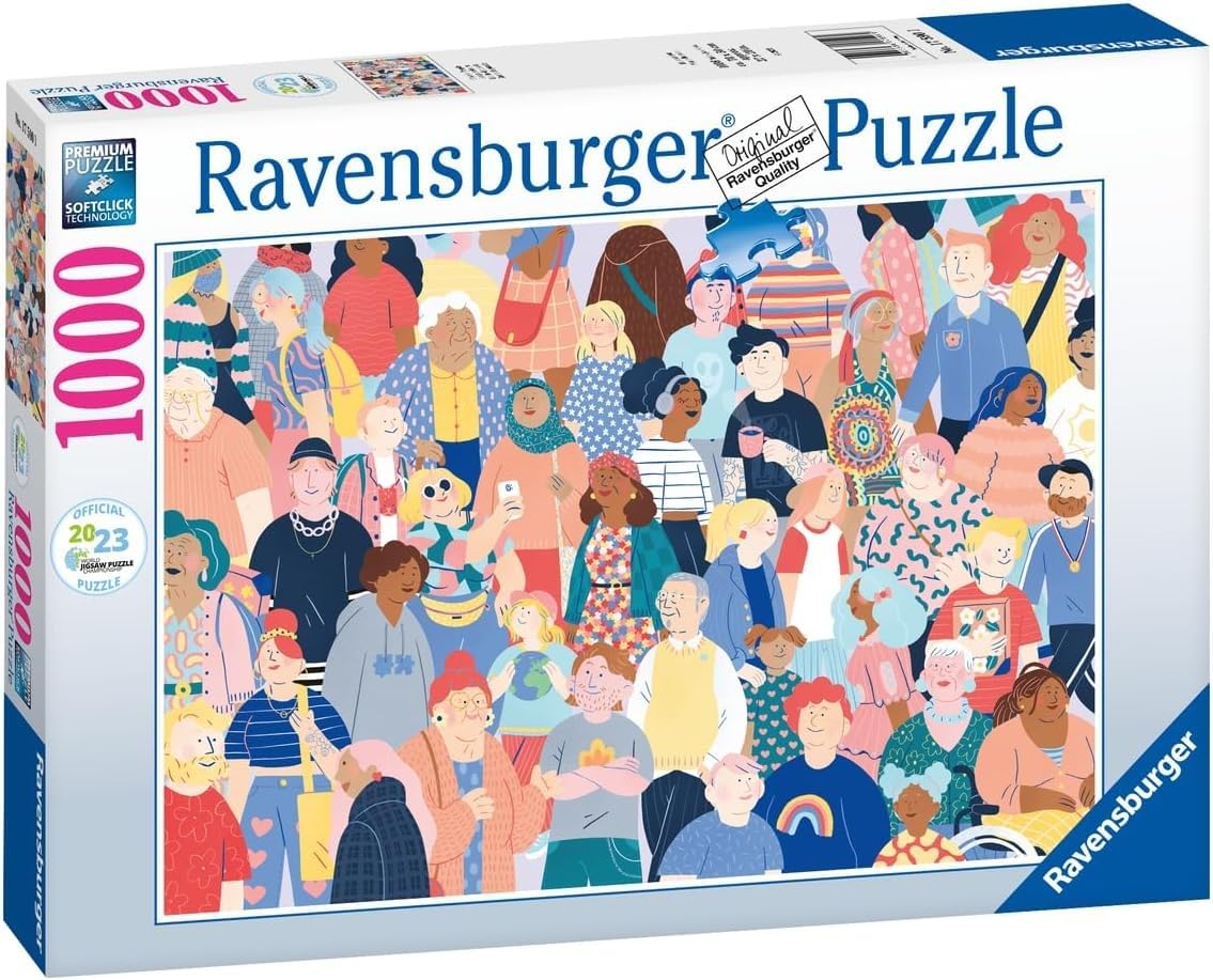 Ravensburger - Puzzle 1000 Pezzi People​ | Puzzle Per Adulti E Bambini Con Una Misura Di 70x50 Cm | Regalo Per Adulti E Bambini Da 14 Anni E Più