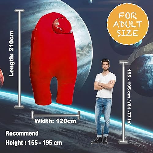 Miniatura 5 de FANFX Disfraz espacial de astronauta inflable, traje de cuerpo completo, disfraces de cosplay de Halloween
