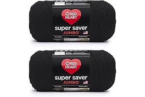 Red Heart Super Saver Jumbo Black Yarn - A Crafter's Black Friday Dream