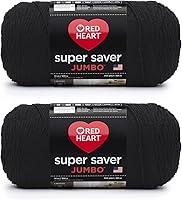 Vista 25 de Red Heart Super Saver - Ovillo de lana jumbo, color blanco suave, 2 unidades (paquete de 1)