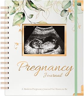 Pregnancy Journal for Moms to Be - 90 Pages Hardcover Pregnancy Book, Pregnancy Journals for First Time Moms, Pregnancy Announcements, Mom Book Diary, Pregnancy Gifts For New Moms (Alpine)