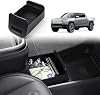 Karltys Camp Speaker Drawer Organizer for Rivian R1S R1T 2022-2025 2026, Center Console Organizer Compatible with Rivian R1S Accessories, TPE Anti-Slip Rubber Mat, Push to OpenNo lockable