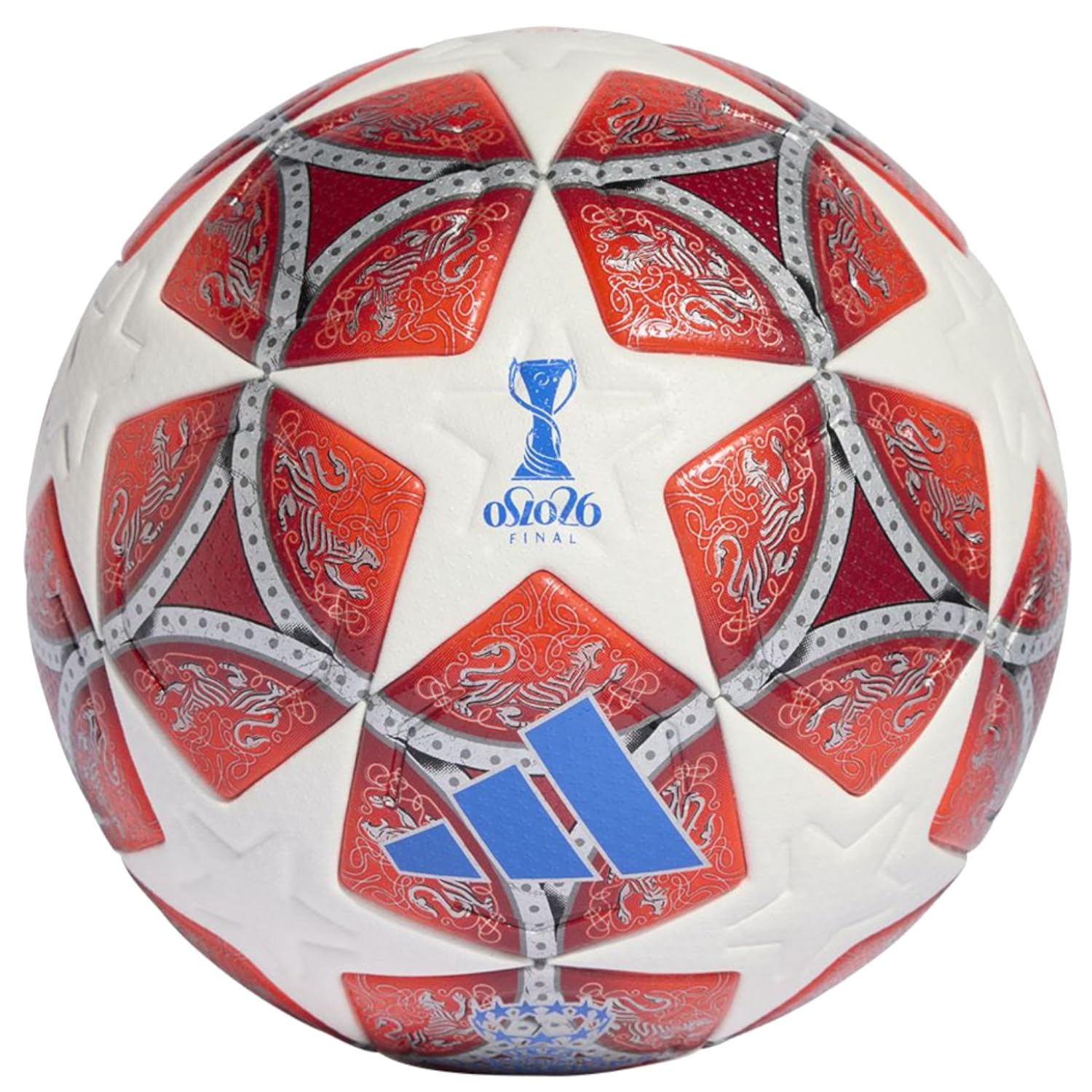 adidas UEFA Champions League FIFA Quality Pro Ball JW1325 - Balón de fútbol para Mujer, Color Rojo, Talla 5
