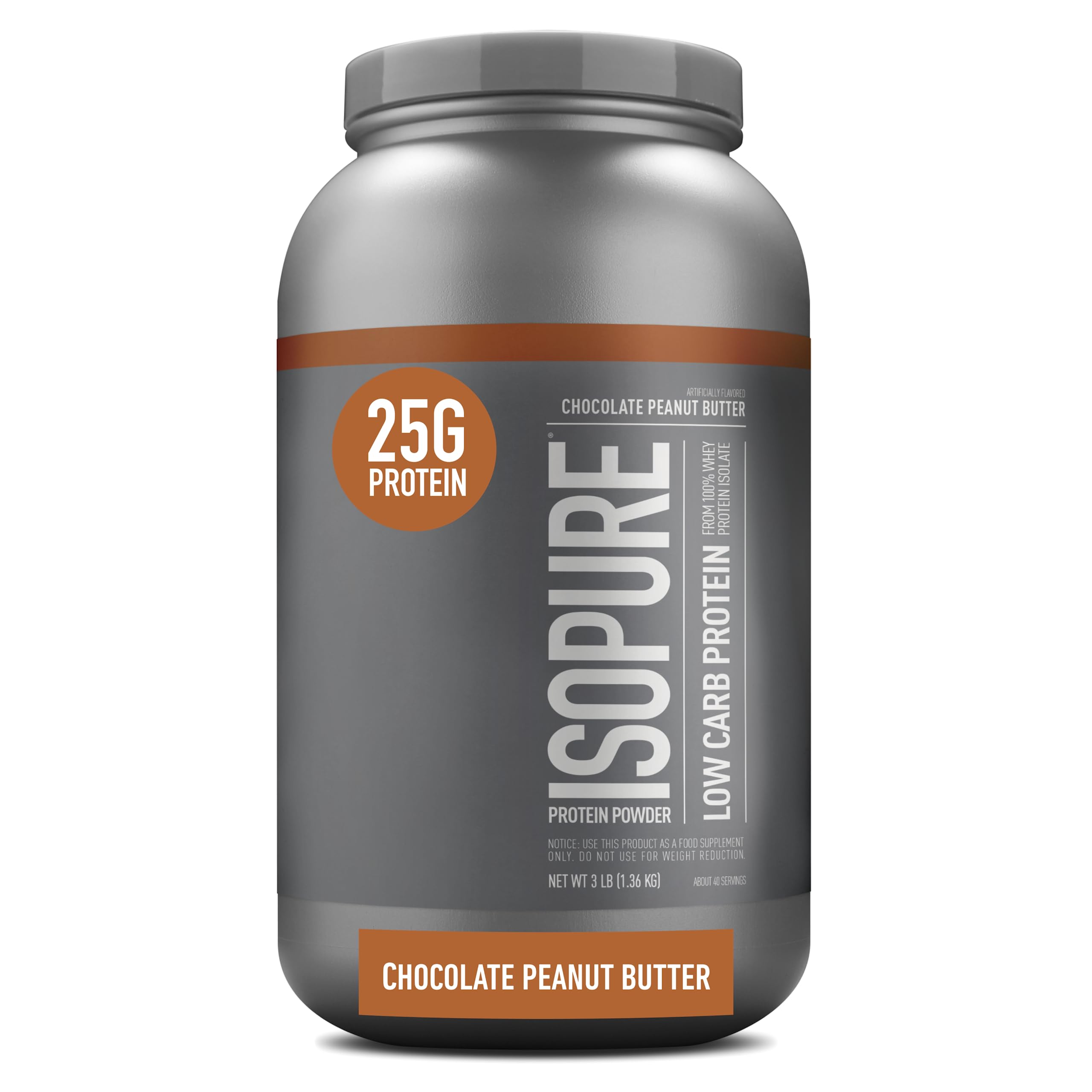 Buy Isopure Protein Powder, Low Carb Whey Isolate with C & Zinc for