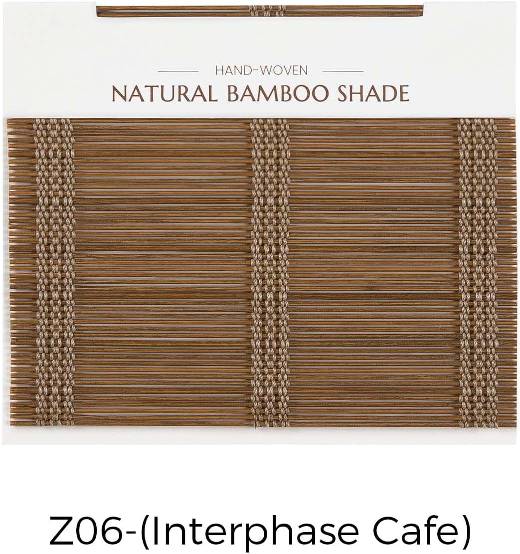 TWOPAGES Rae Z Series Natural Woven Bamboo Shade Sample Book Swatches