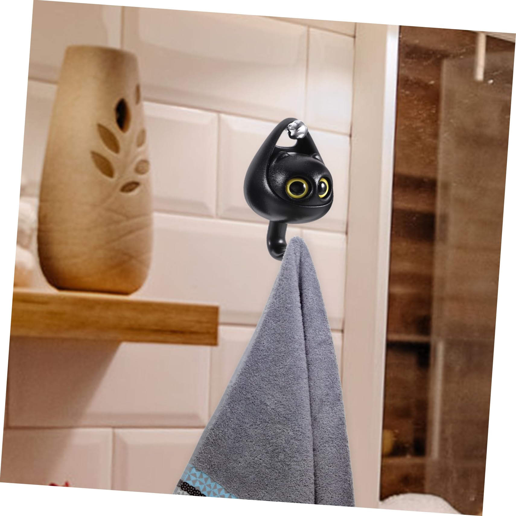 Nizirioo Ganci da parete a forma di mano, 2 pezzi, supporto da parete